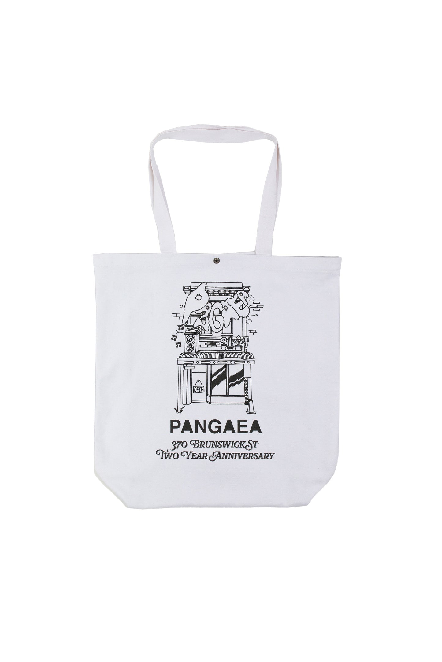 Two Year Anniversary Tote White