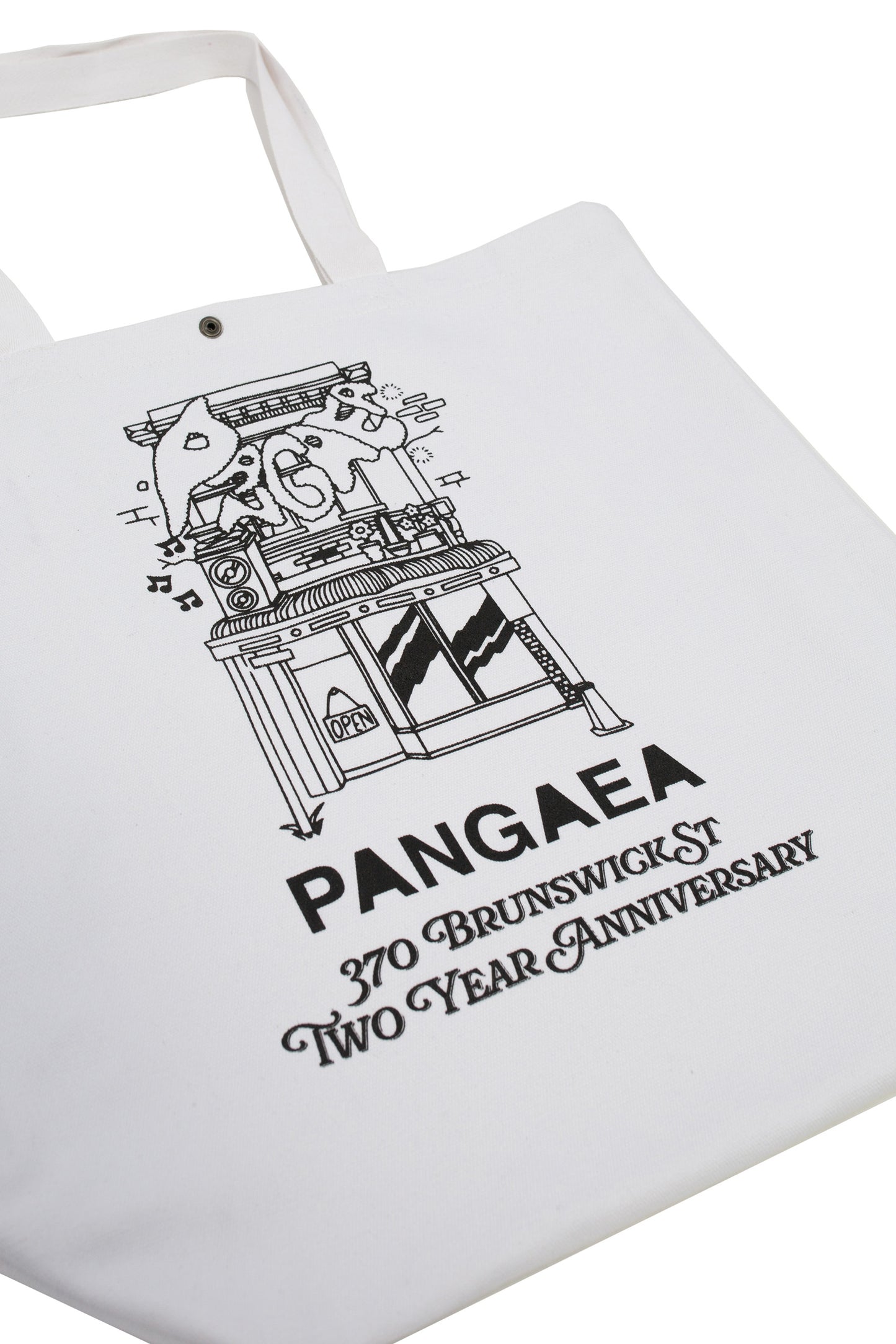 Two Year Anniversary Tote White
