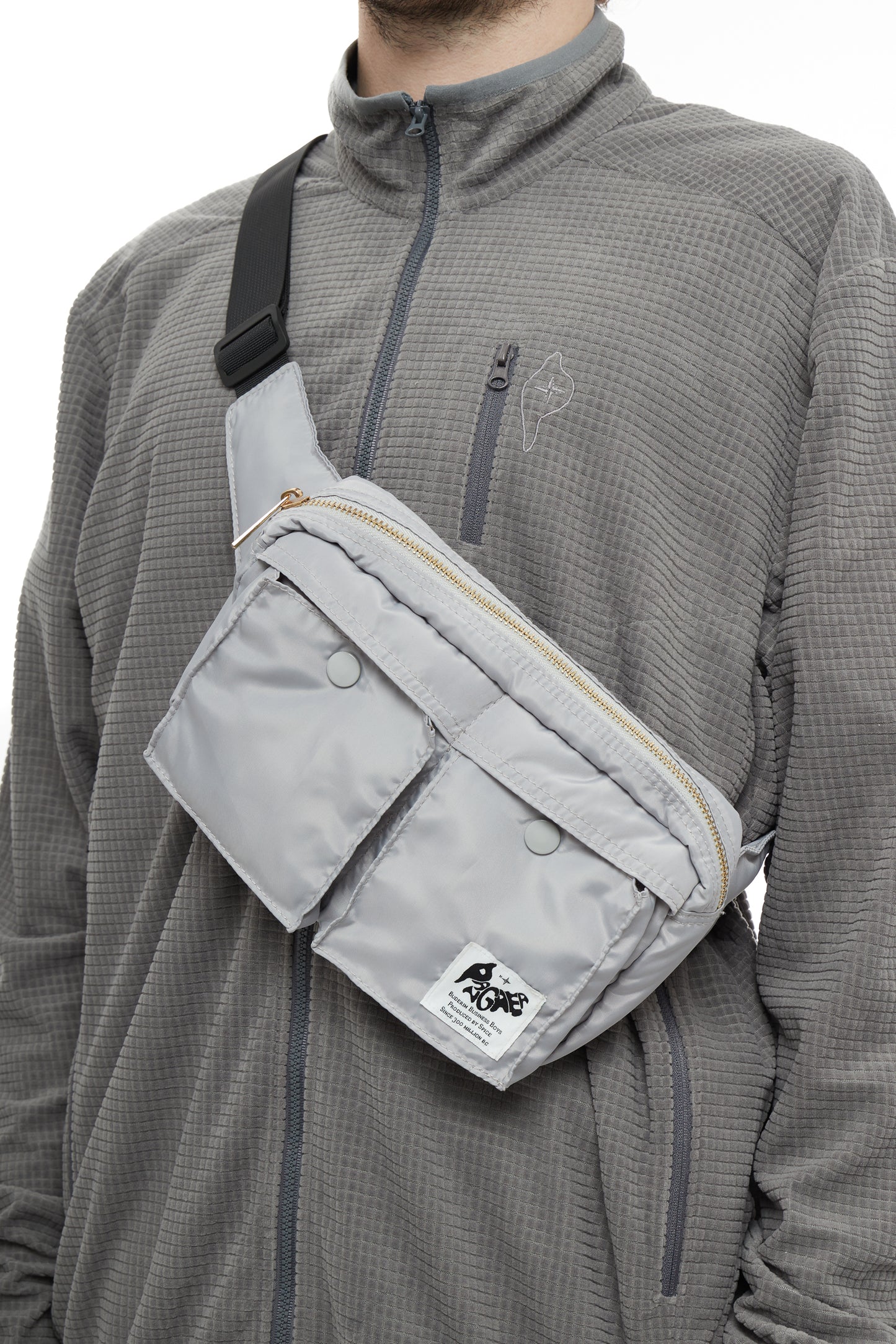 BBB Cross Body Bag Grey
