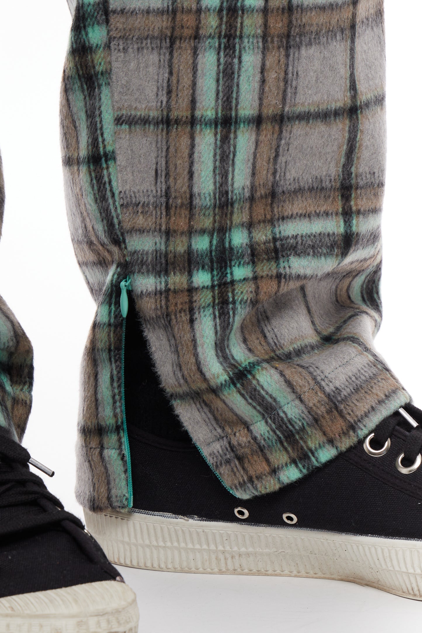 Plaid Pant Mint/Grey