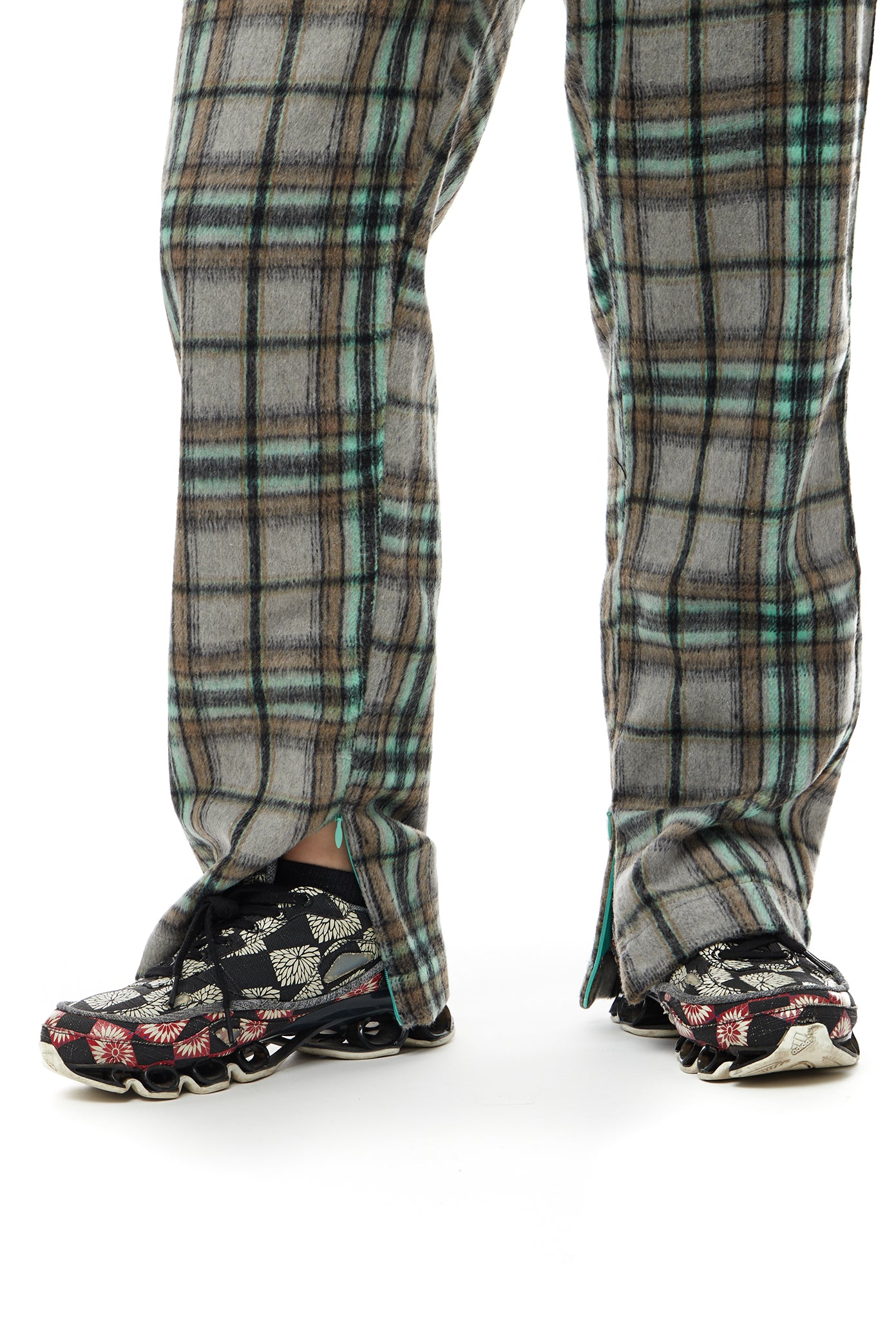 Plaid Pant Mint/Grey