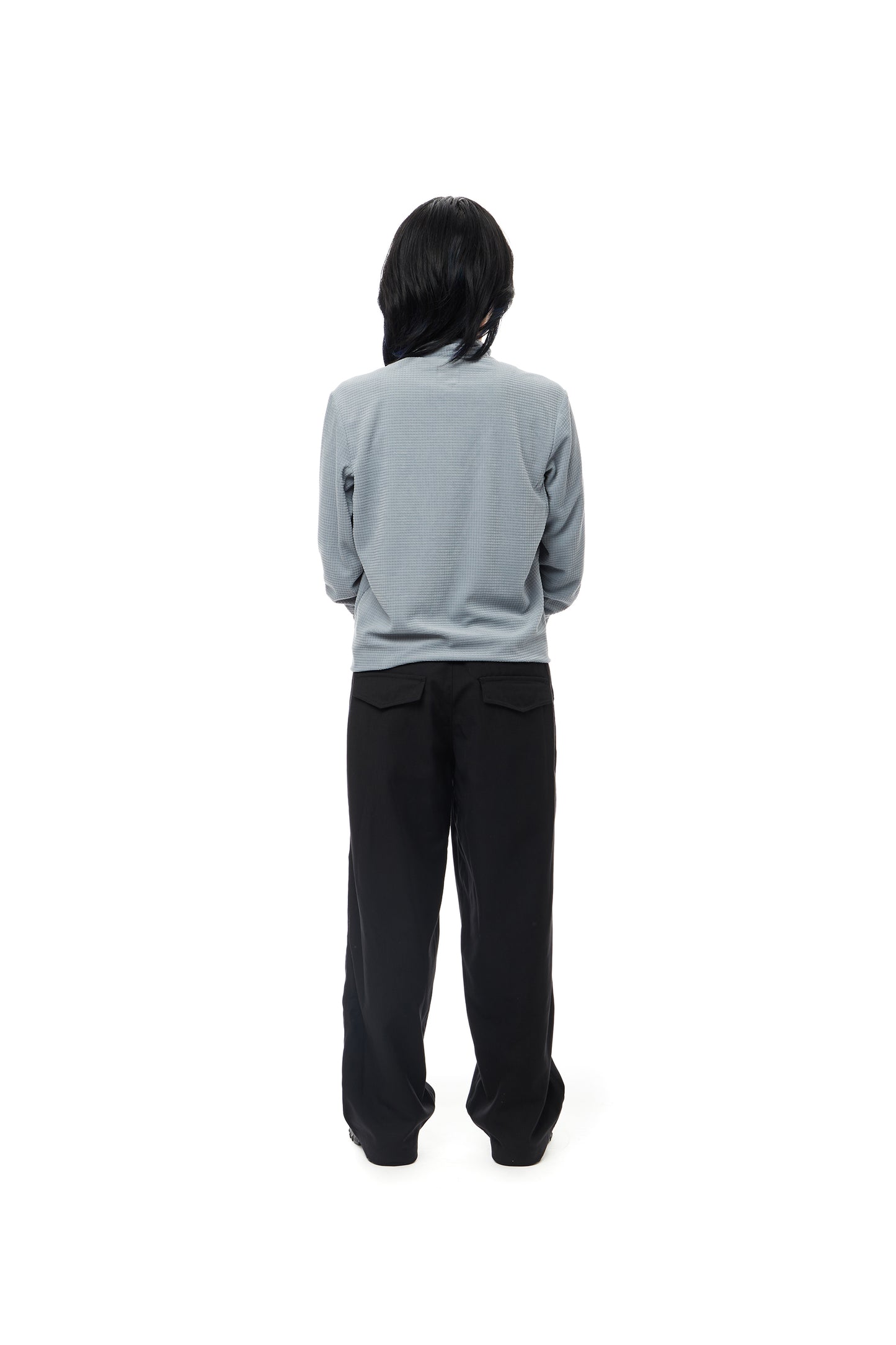 Waffle Tech Zip Up Grey