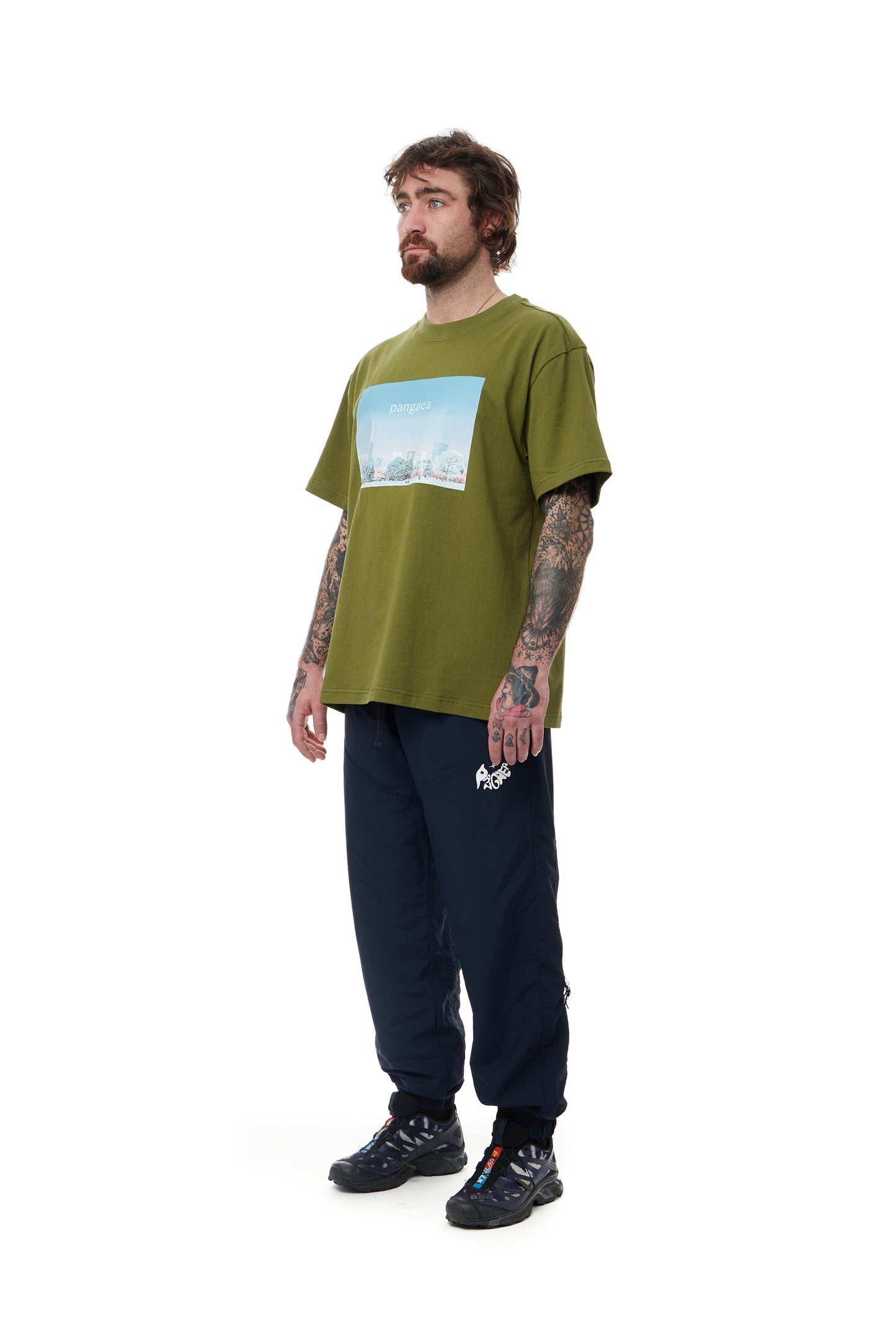 Cityscape T-Shirt Olive