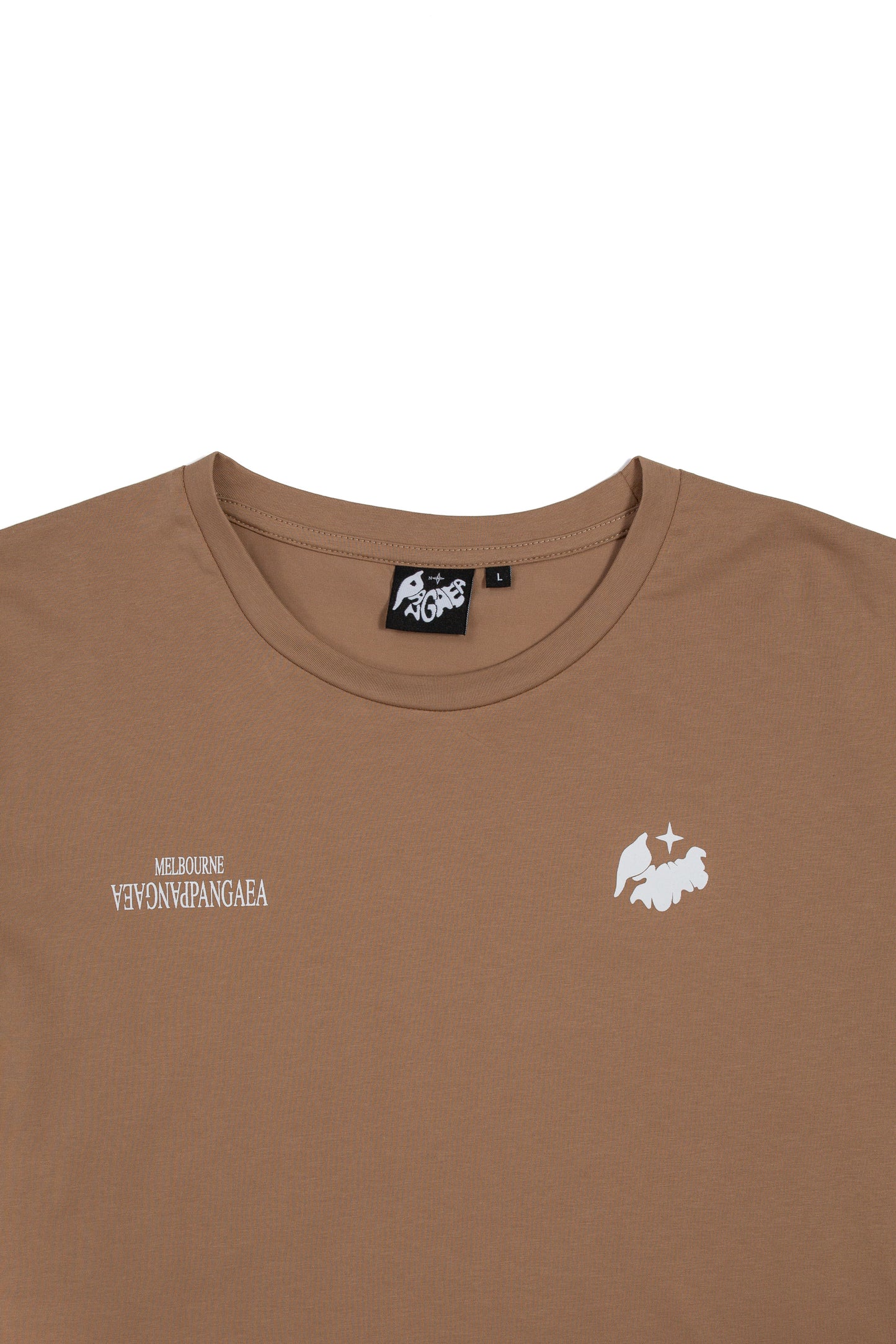 Double Logo Tech T-Shirt - Tan