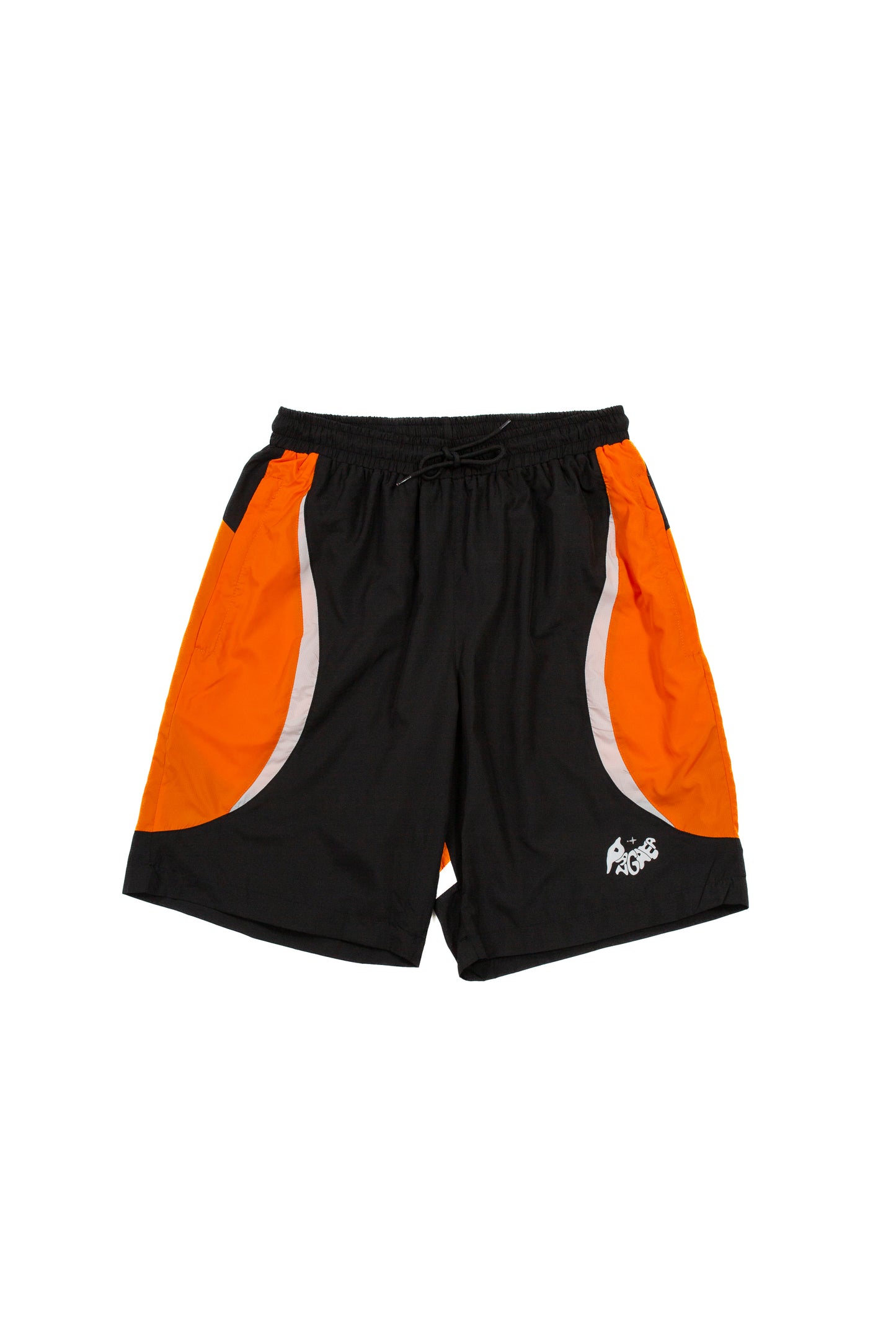 Active Shorts - Black/Orange