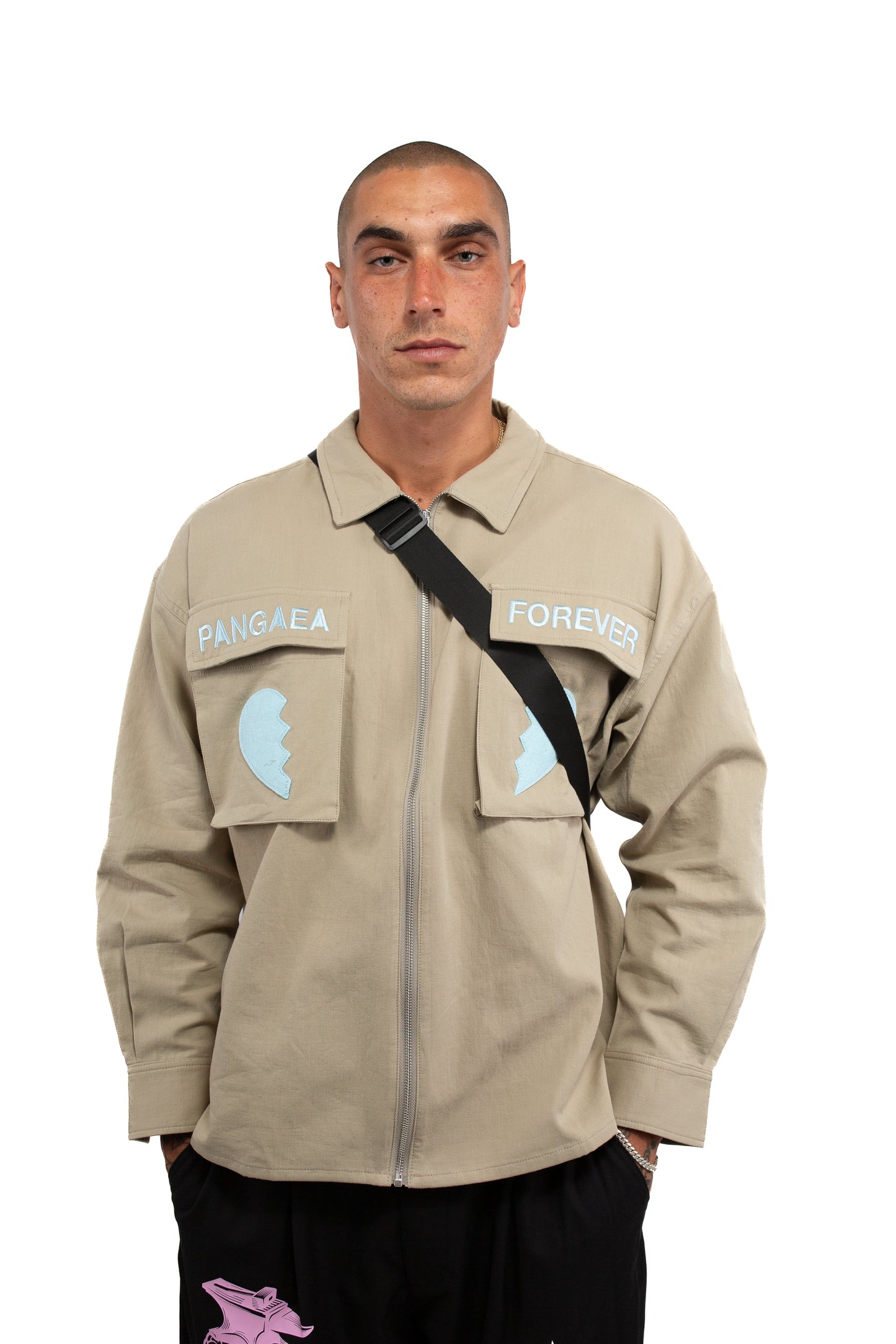 Tear Drop Sash Bag - Black