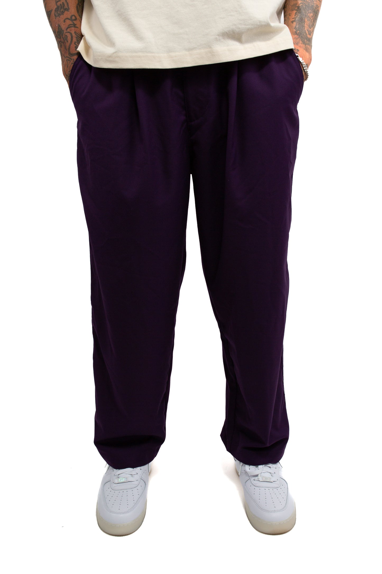 Suit Pant - Plum