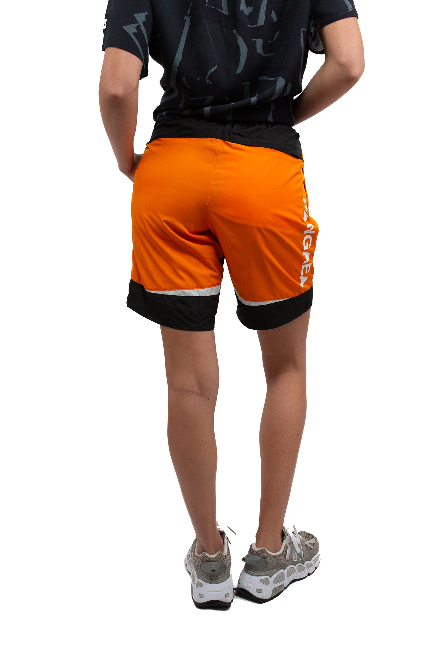 Active Shorts - Black/Orange