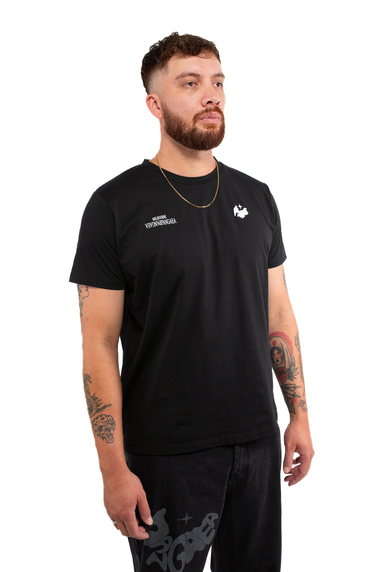 Double Logo Tech T-Shirt - Black