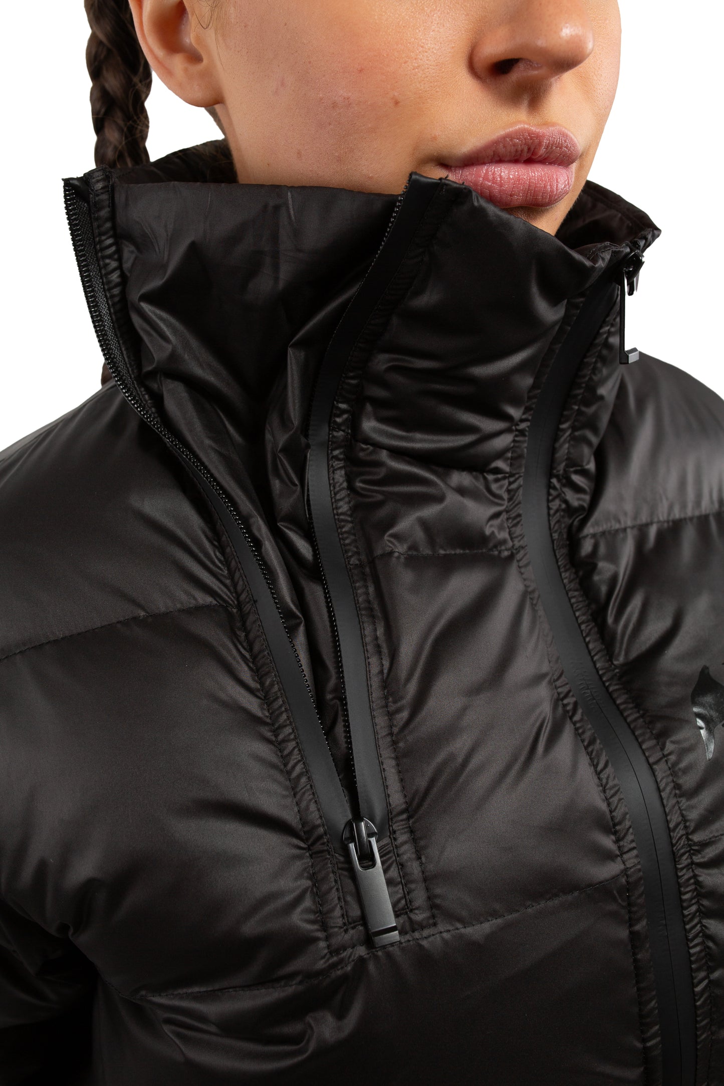 Puffer Jacket - Satin Black