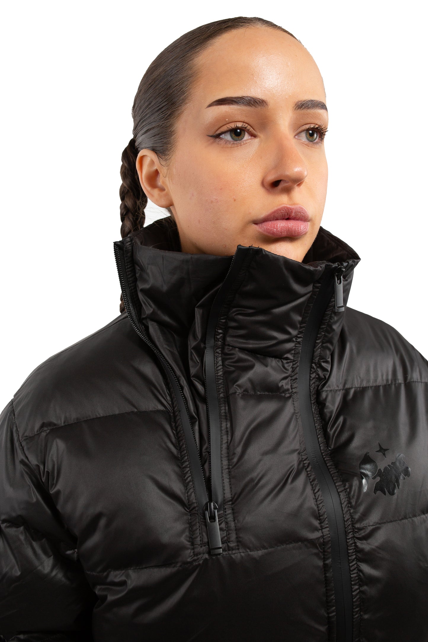 Puffer Jacket - Satin Black