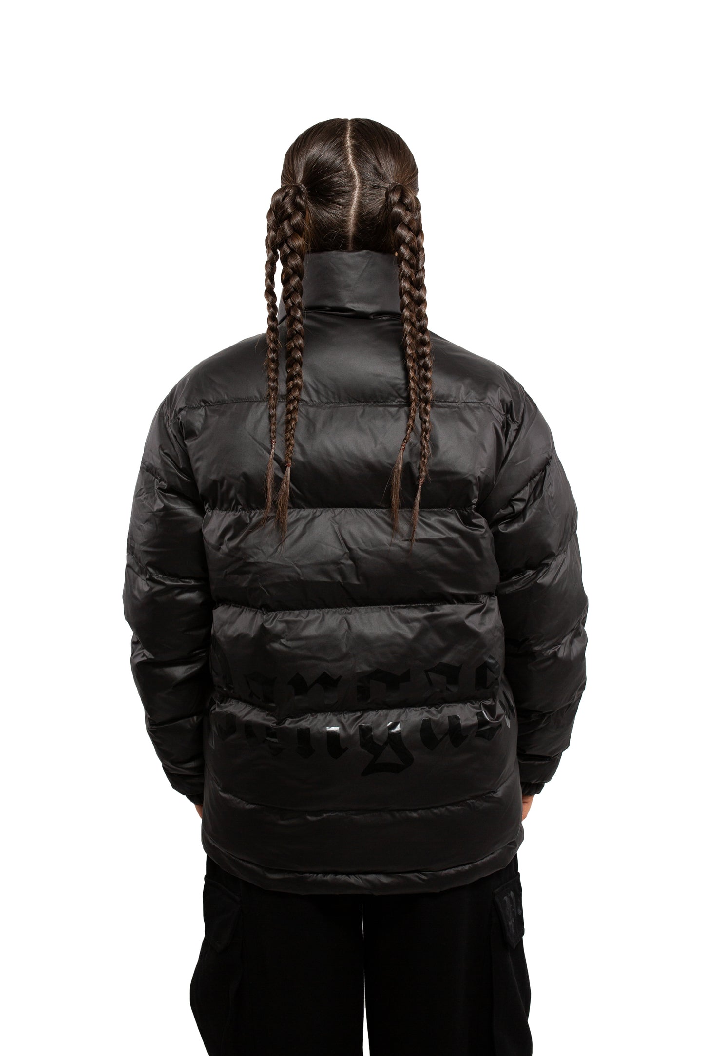 Puffer Jacket - Satin Black