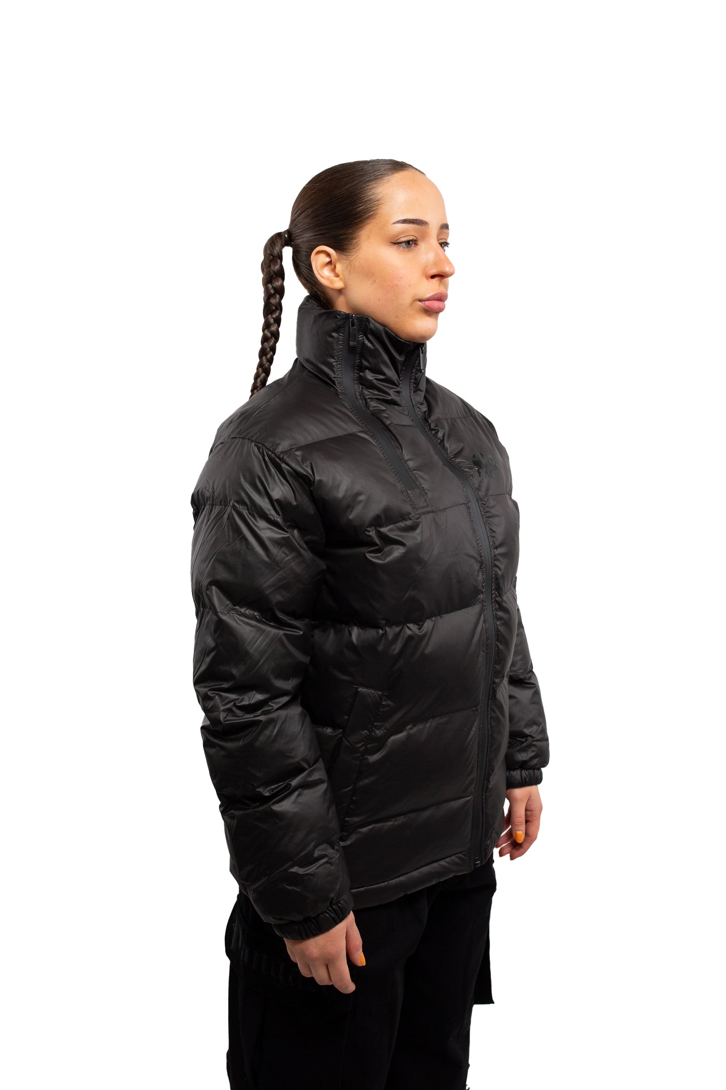 Puffer Jacket - Satin Black