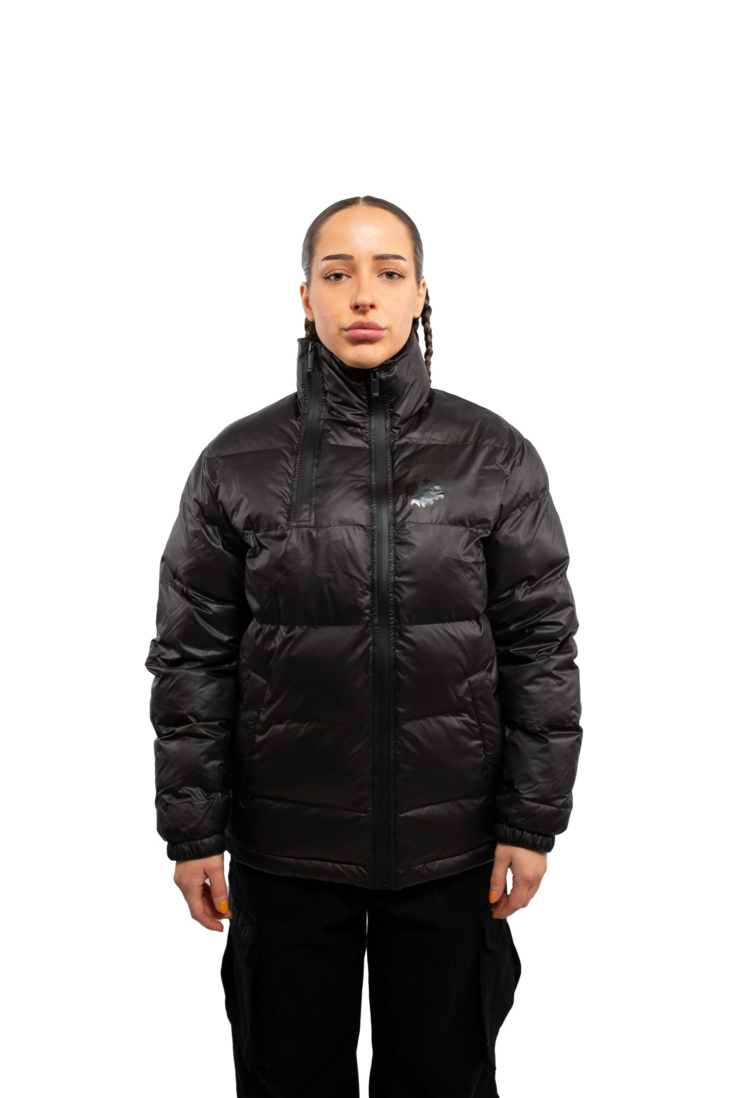 Puffer Jacket - Satin Black