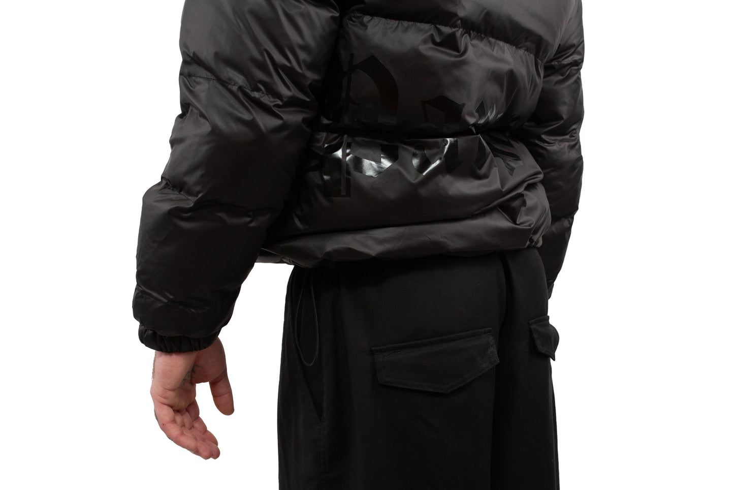 Puffer Jacket - Satin Black