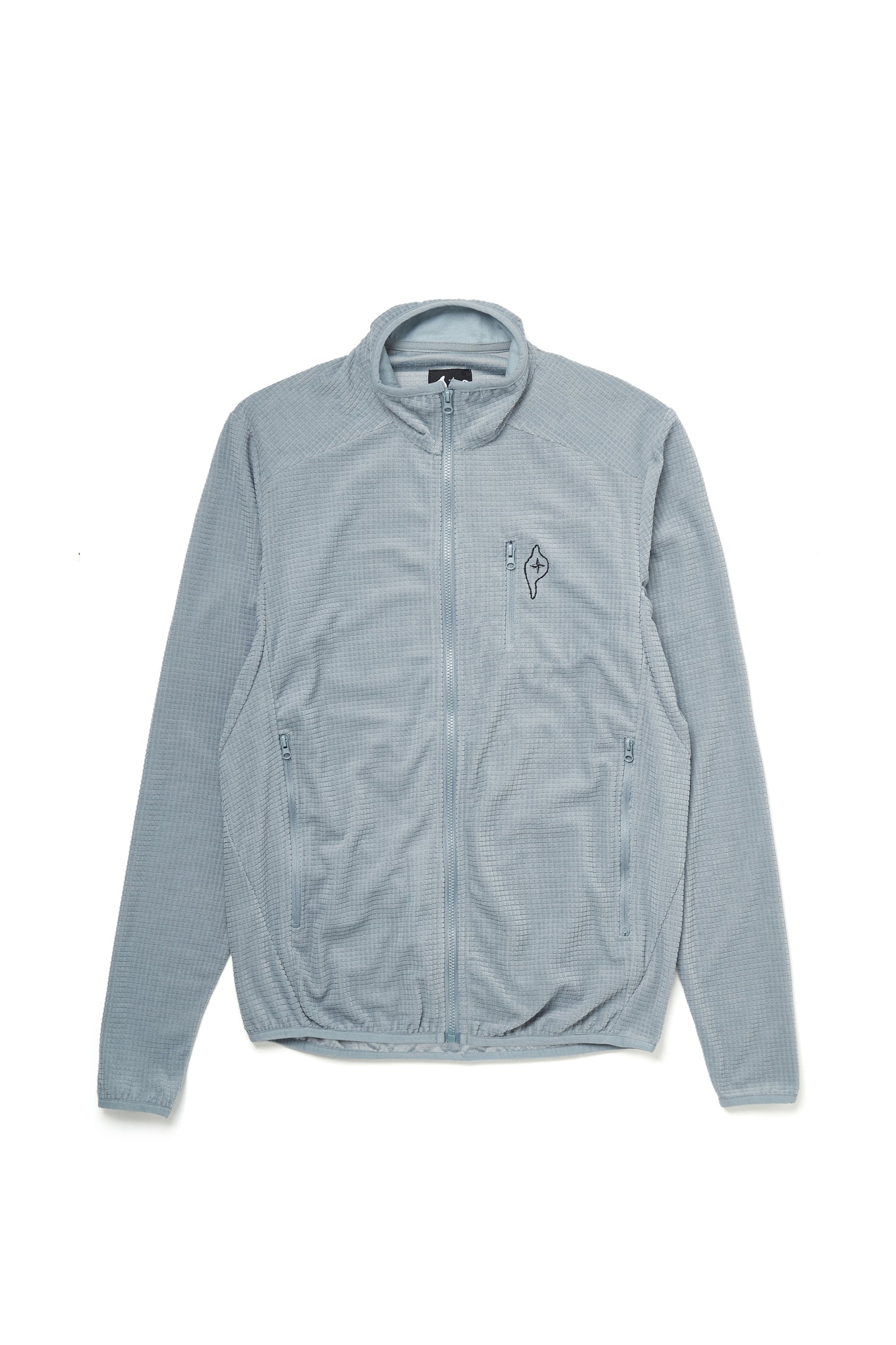 Waffle Tech Zip Up Grey
