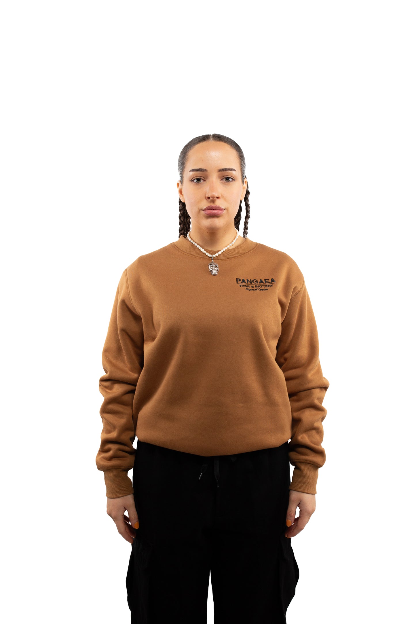 Service Crewneck - Brown