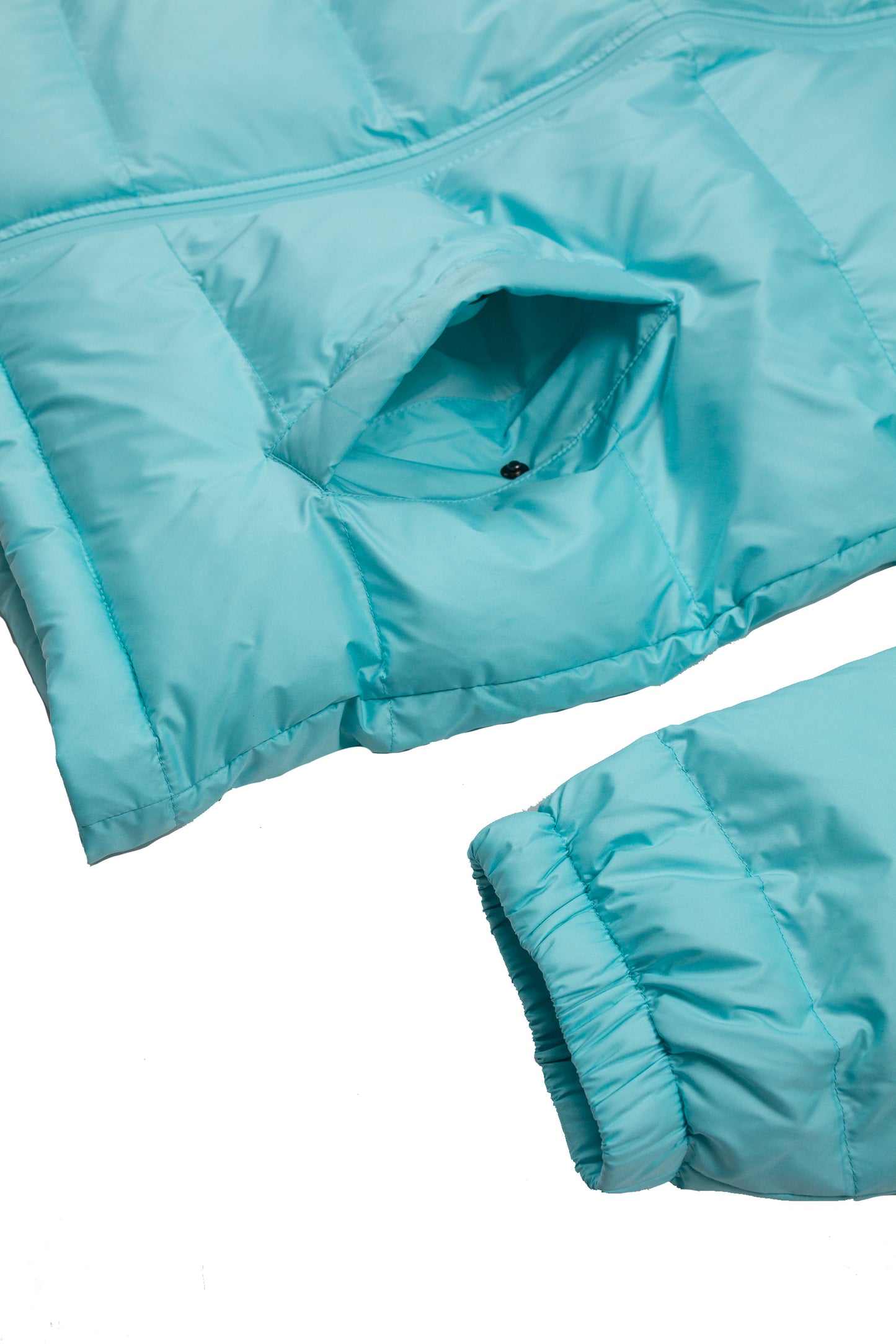 Puffer Jacket - Arctic Blue