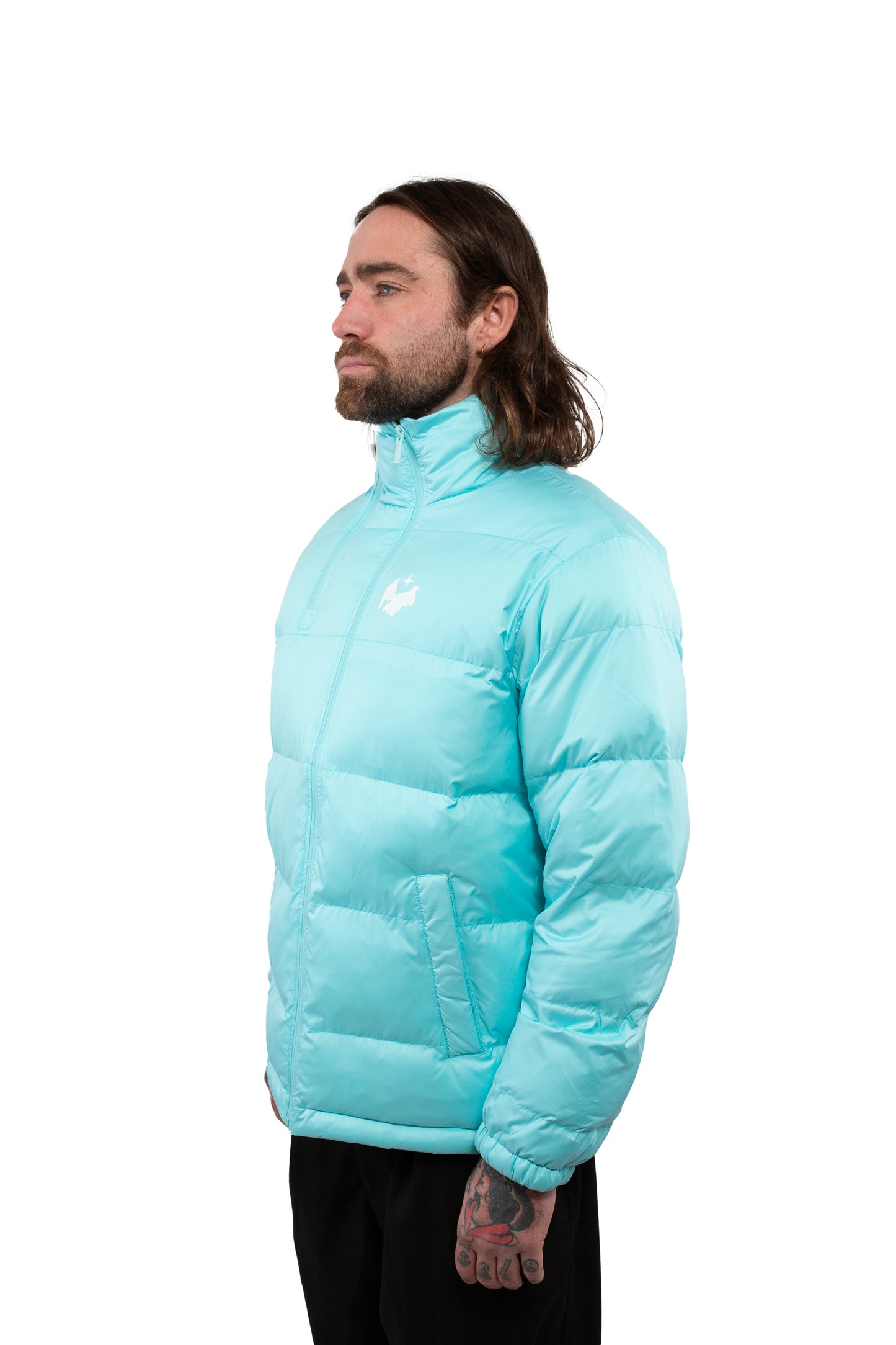 Puffer Jacket - Arctic Blue