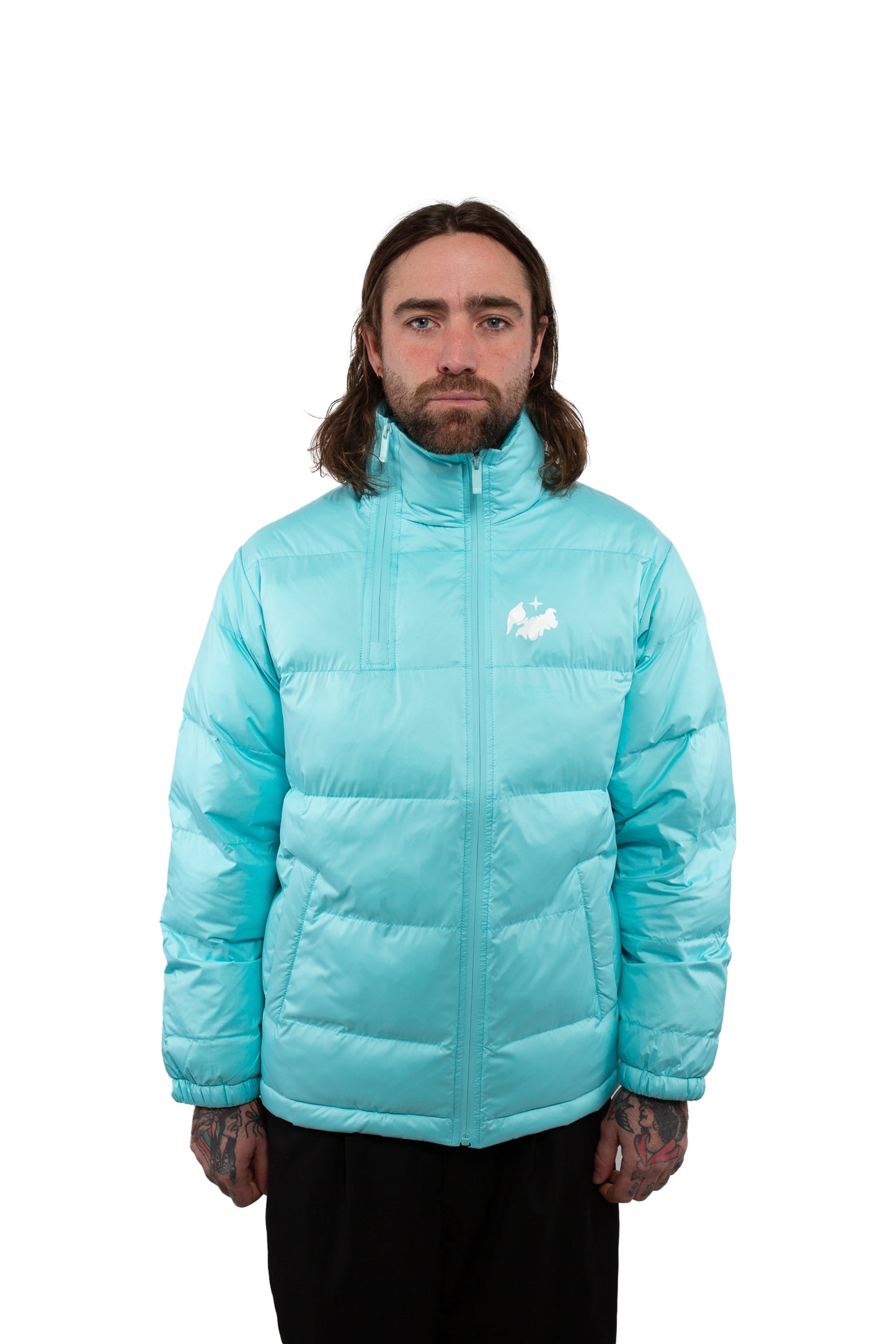 Puffer Jacket - Arctic Blue