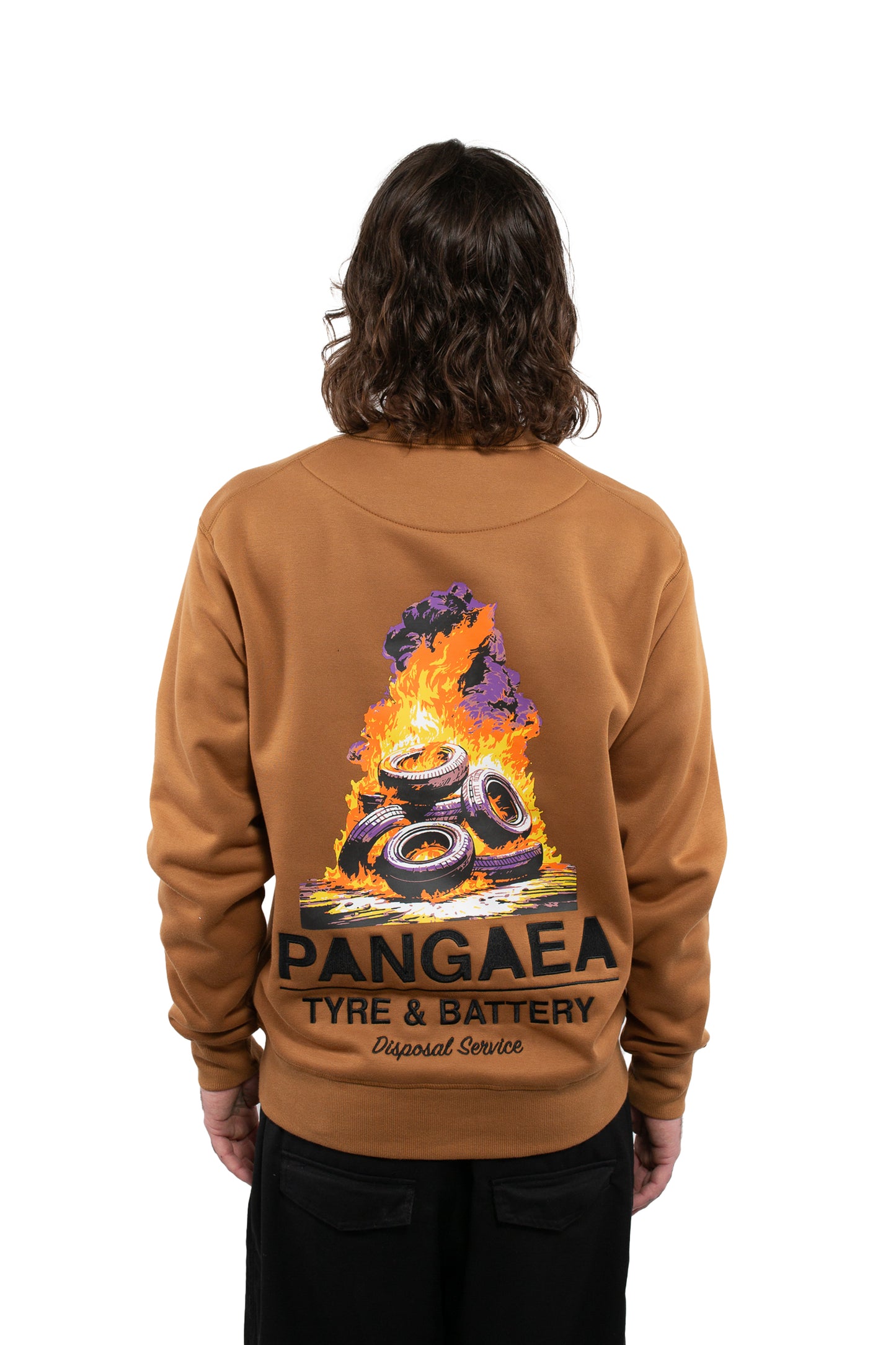 Service Crewneck - Brown