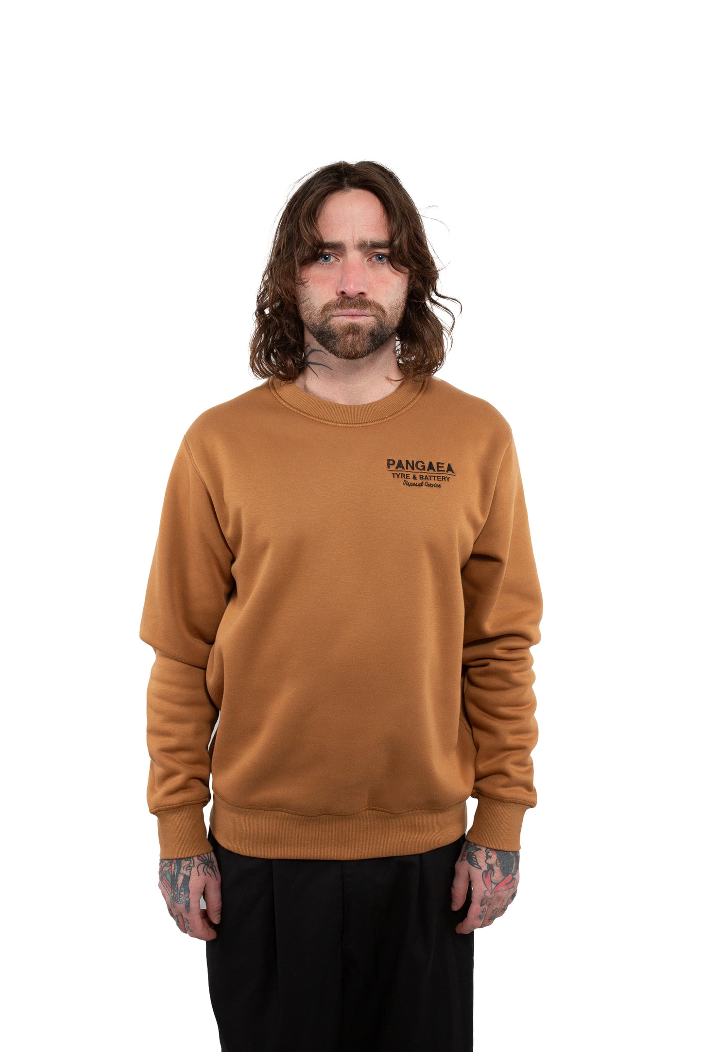 Service Crewneck - Brown